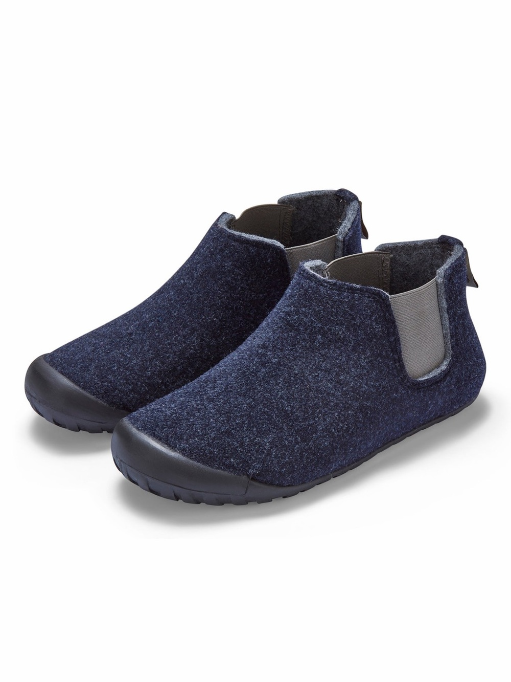 Gumbies Women’s Brumby Slippers Booties Vegan in Navy Gray 8.5